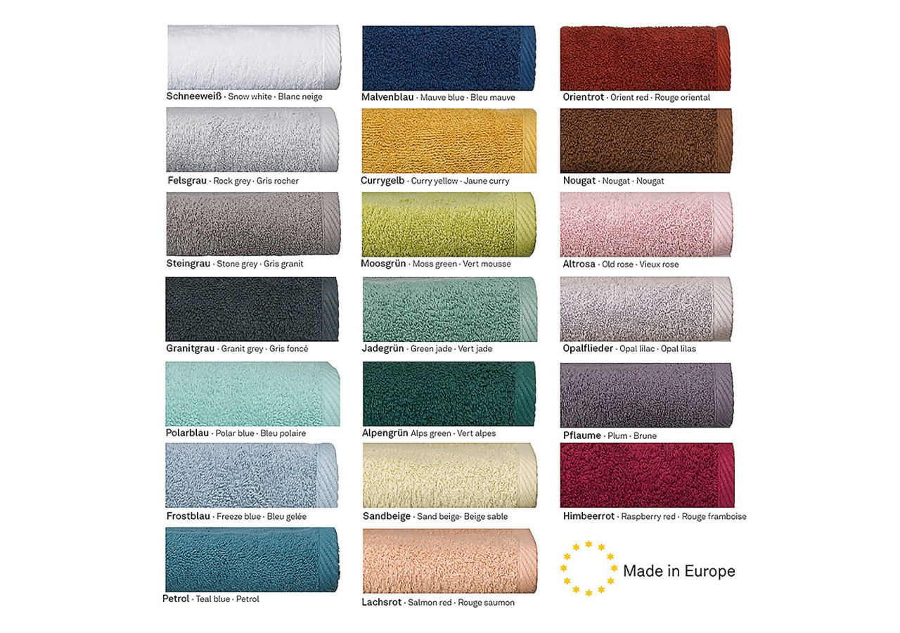 Serviette Douce Ladessa - Teal Blue 50x100 cm - KE 232008 - Kela Badkamer