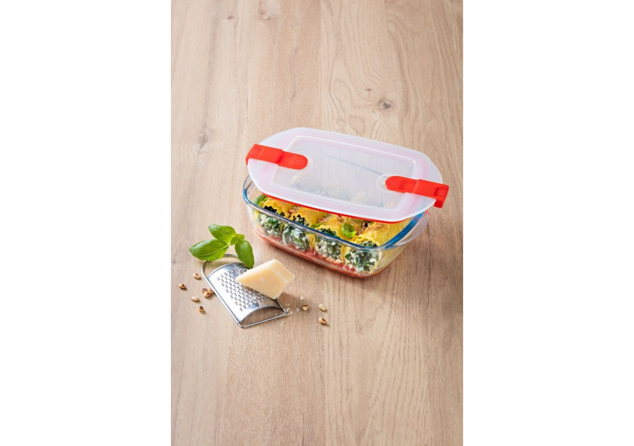 Conteneur Alimentaire Cook & Heat - 23 x 15 cm avec couvercle - PY 279604 - Pyrex