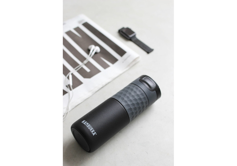 Bouteille Isotherme Etna - 500 ml, Noir acier - KA 140079 - Kambukka Bouteille Isotherme Etna - 500 ml, Noir acier - KA 140079 - Kambukka