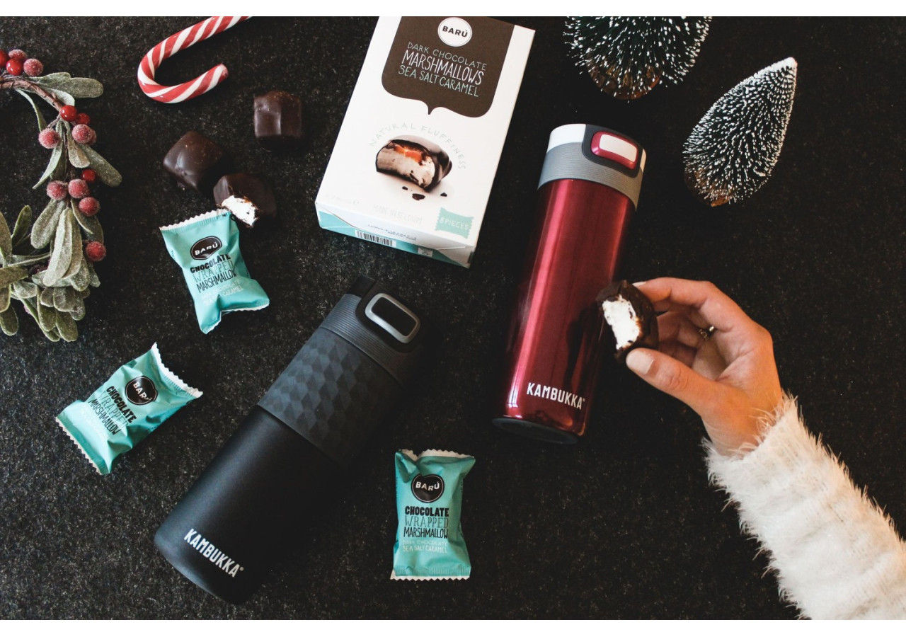 Bouteille Isotherme Etna - 500 ml, Noir acier - KA 140079 - Kambukka