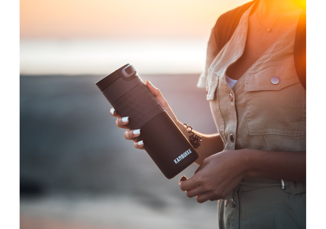 Bouteille Isotherme Etna - 500 ml, Noir acier - KA 140079 - Kambukka