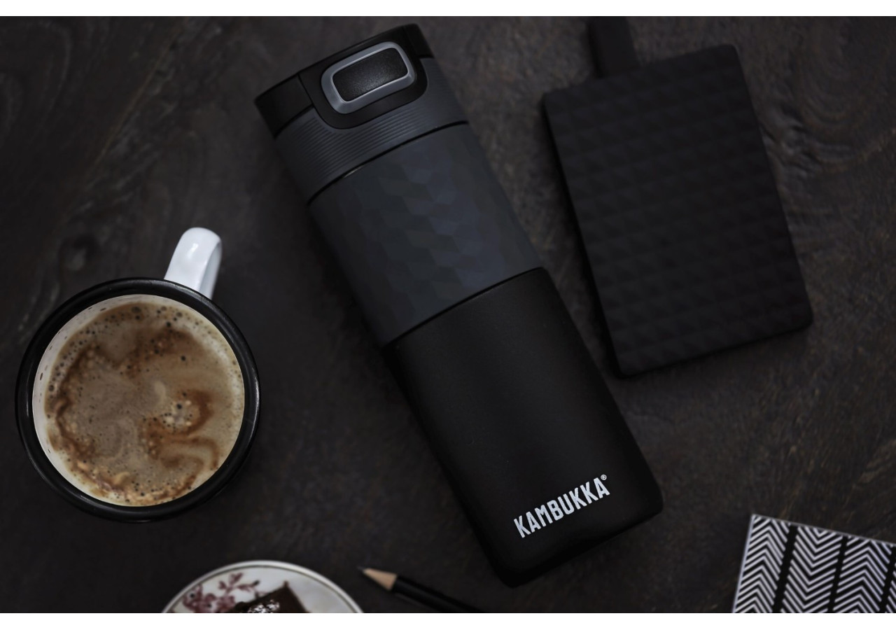 Bouteille Isotherme Etna - 500 ml, Noir acier - KA 140079 - Kambukka