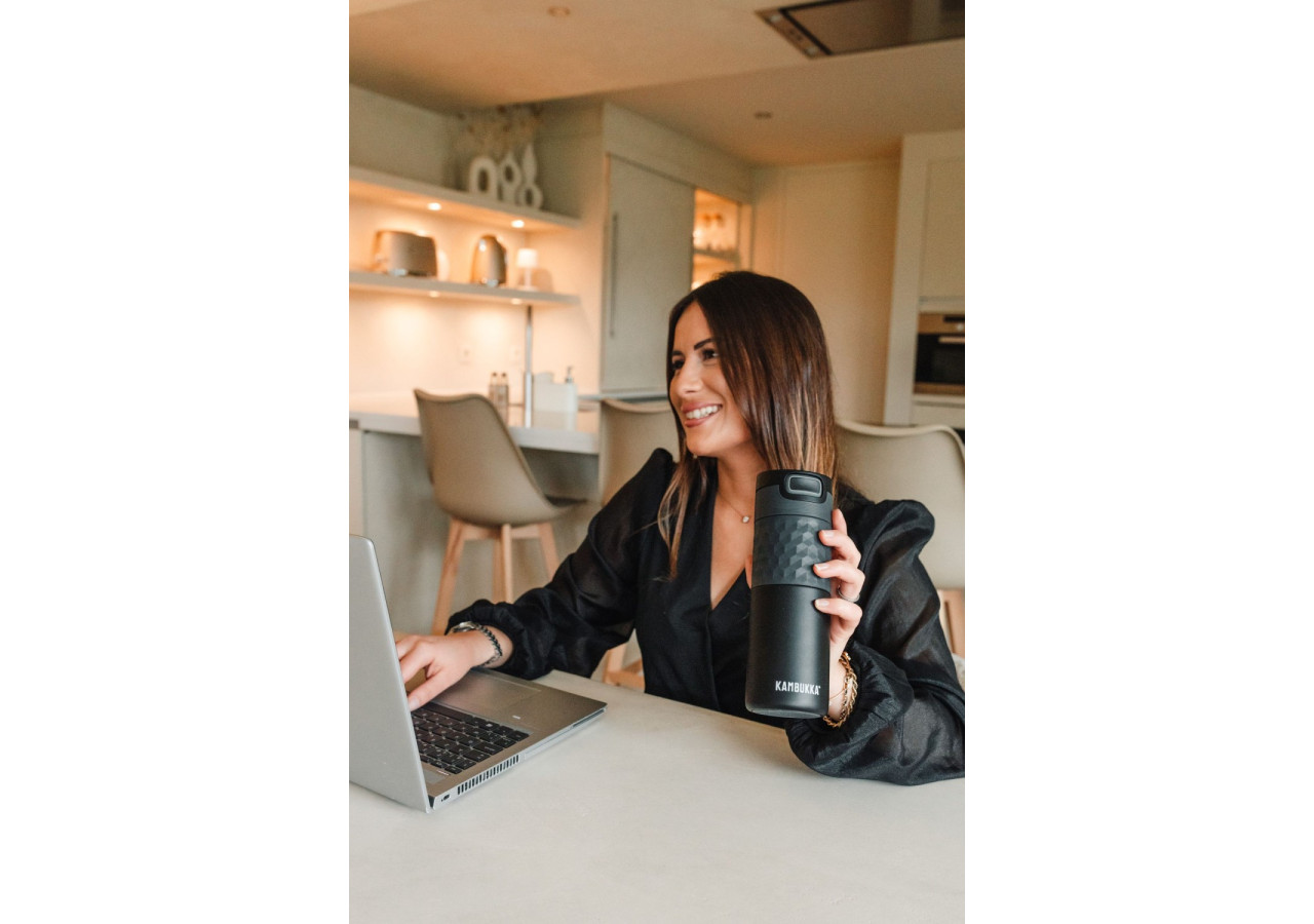 Bouteille Isotherme Etna - 500 ml, Noir acier - KA 140079 - Kambukka