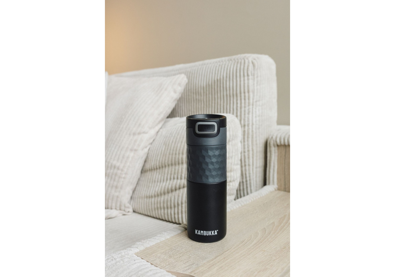 Bouteille Isotherme Etna - 500 ml, Noir acier - KA 140079 - Kambukka