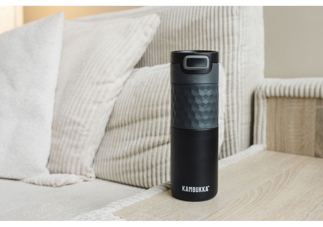 Bouteille Isotherme Etna - 500 ml, Noir acier - KA 140079 - Kambukka