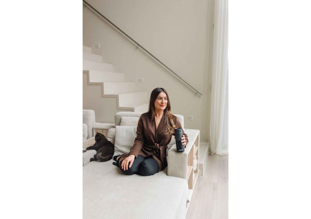 Bouteille Isotherme Etna - 500 ml, Noir acier - KA 140079 - Kambukka