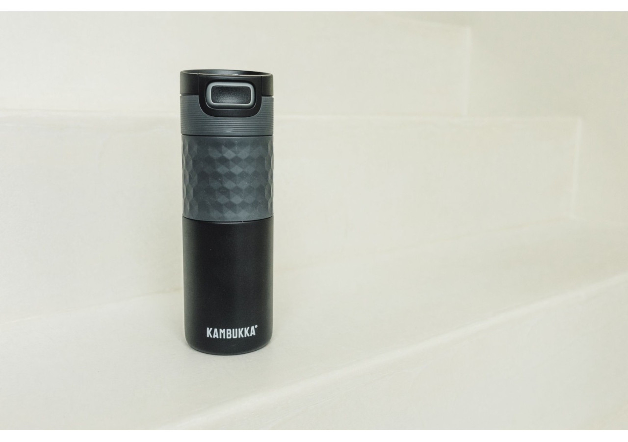 Bouteille Isotherme Etna - 500 ml, Noir acier - KA 140079 - Kambukka