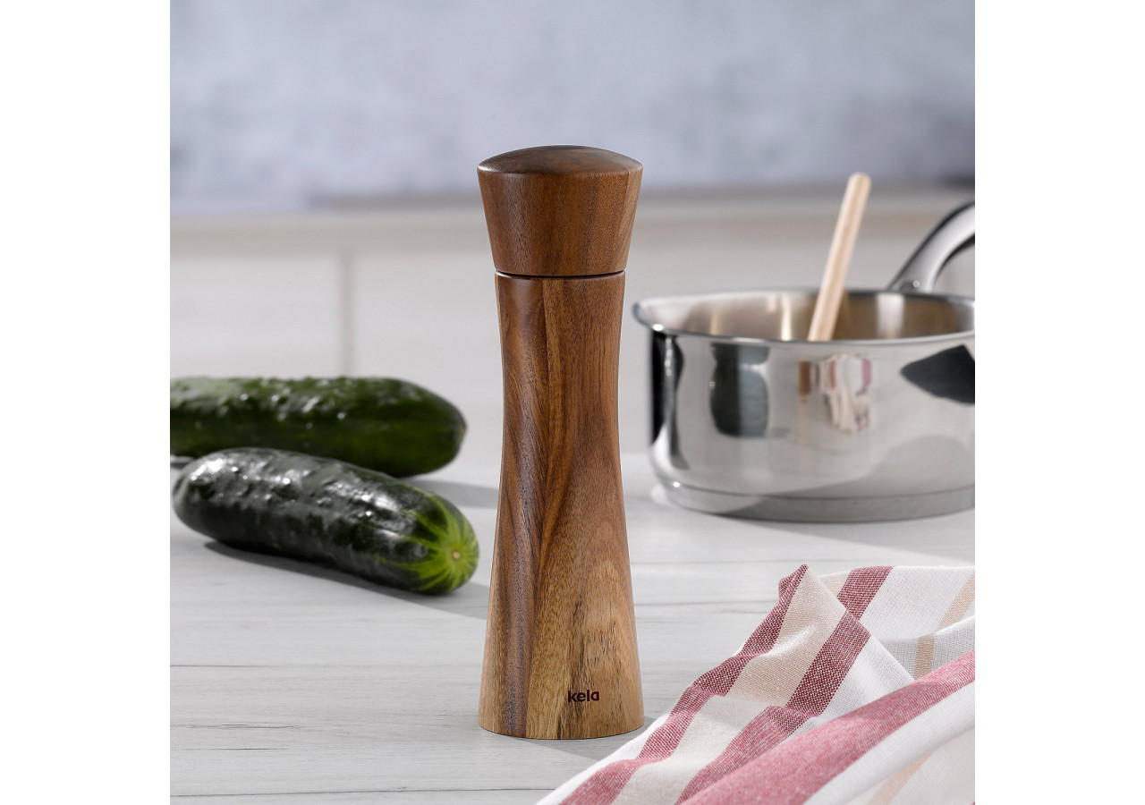 Moulin à Sel et Poivre Kaja - Acacia 20 cm - KE 117862 - Kela Keuken