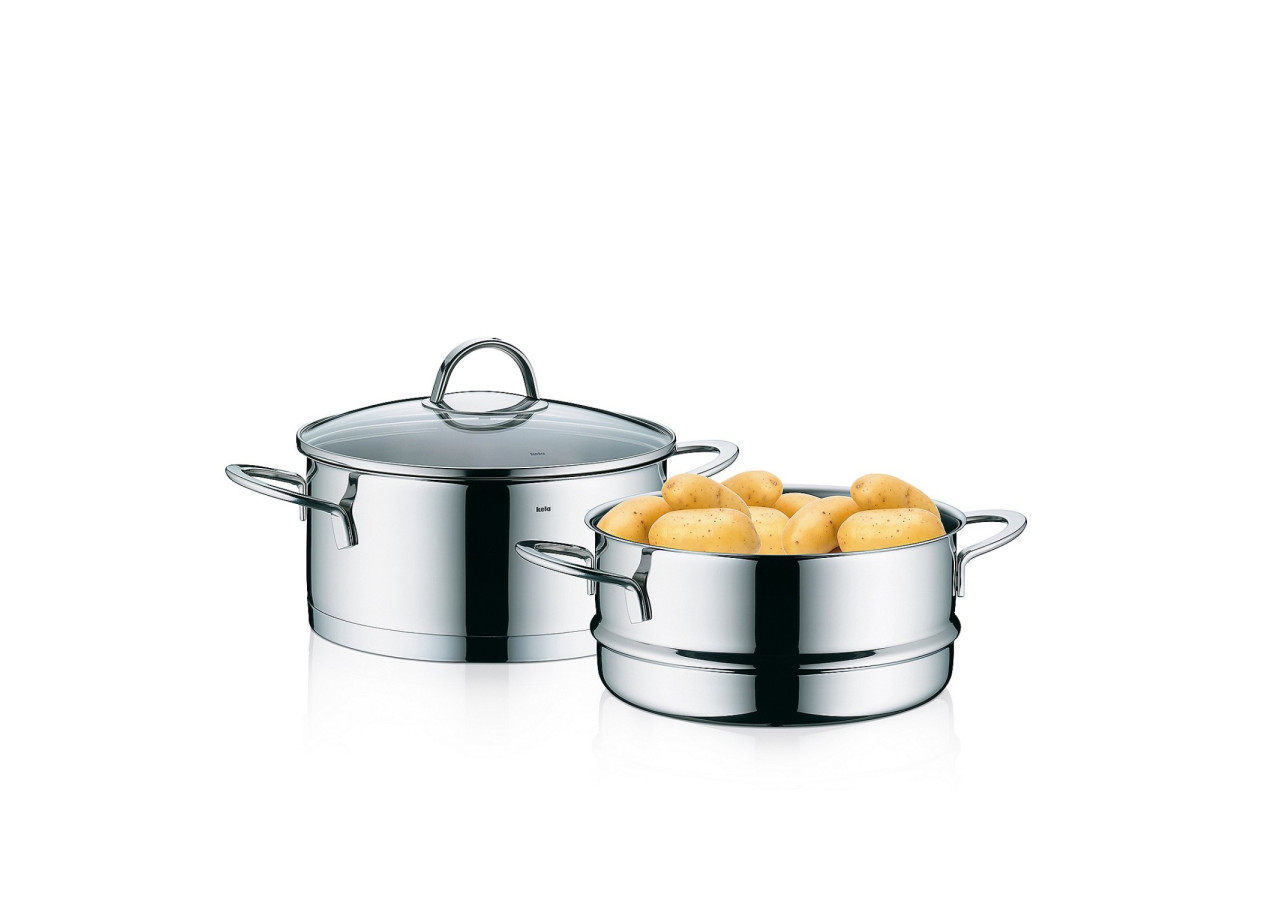 Cocotte Vapeur Cailin - 2,4 litres en inox - KE 109942 - Kela Keuken