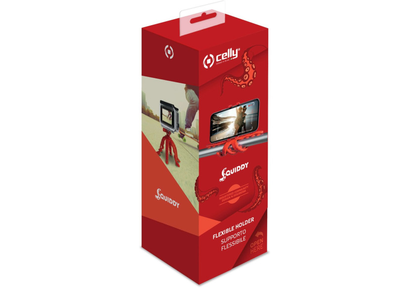 Support Squiddy Mini - Flexible et coloré - CE 741466 - Celly