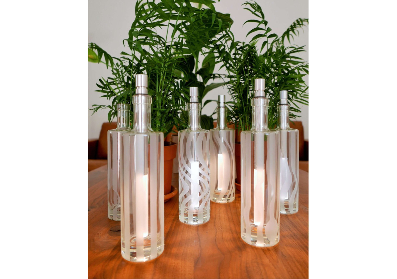 Set de 3 bouteilles Titano Water 500 ml - Design léger et durable - BL 431021 - BottleLight