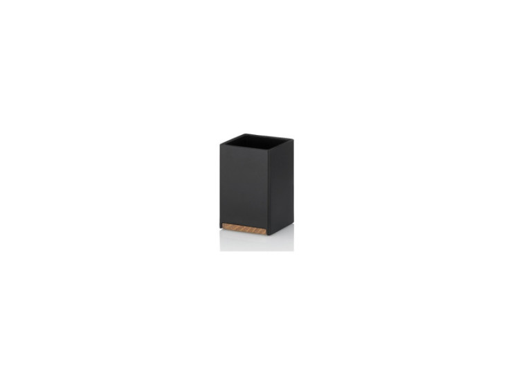 Bec de salle de bain Cube - Tasse noire élégante - KE 236877 - Kela Badkamer