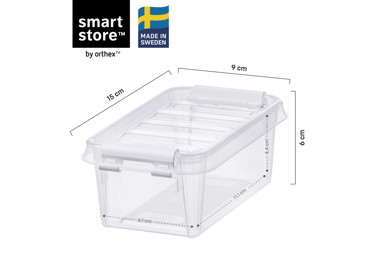 Boîte de rangement SmartStore Classic 300 ml - Pratique et empilable - OR 084889 - Orthex