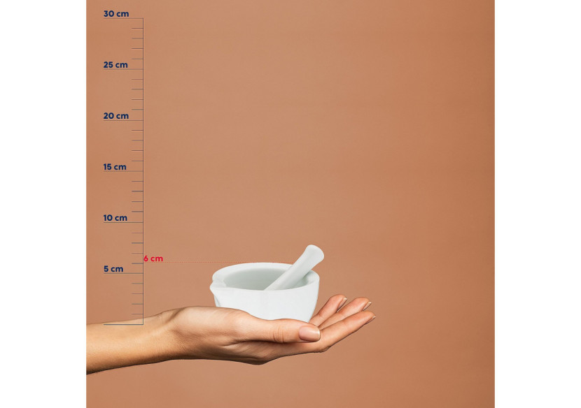 Mortier en porcelaine Paco - 10 cm de diamètre - KE 107740 - Kela Keuken