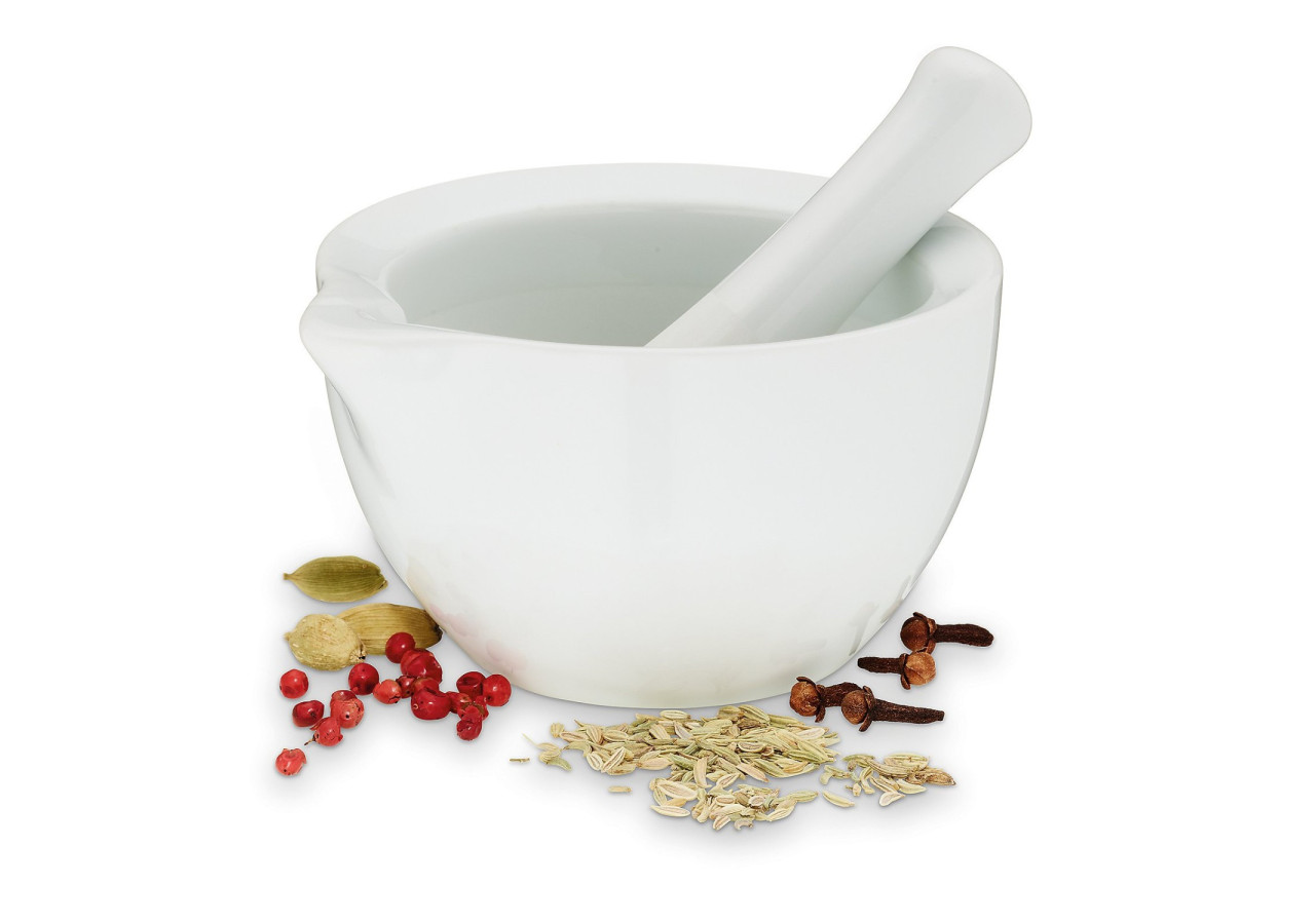 Mortier en porcelaine Paco - 10 cm de diamètre - KE 107740 - Kela Keuken