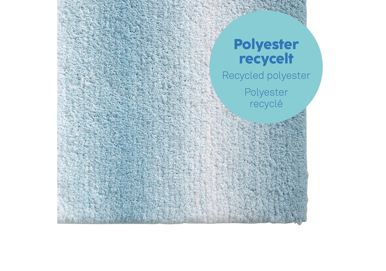 Tapis de bain Ombre - 80 x 50 cm en polyester recyclé - KE 235696 - Kela Badkamer