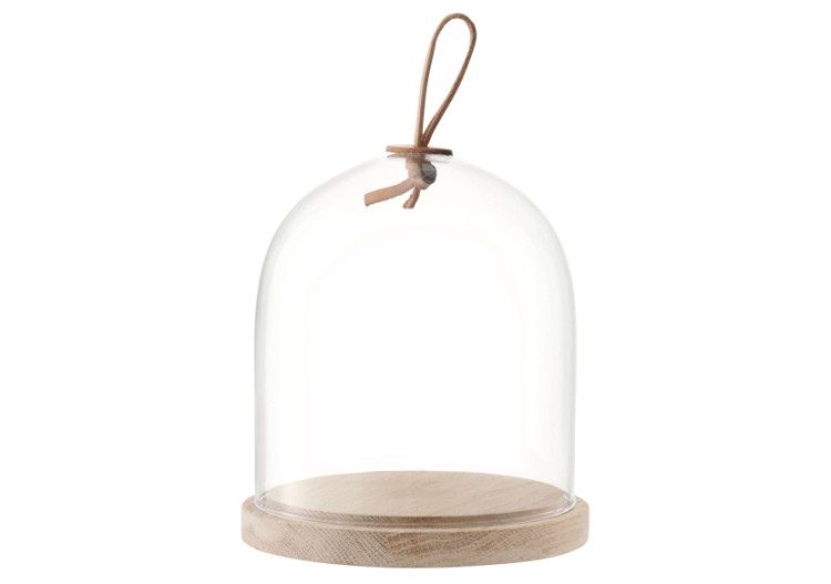 Plateau de Service Ivalo - 15 cm avec cloche en verre élégante - LS 510540 - L.S.A. 2