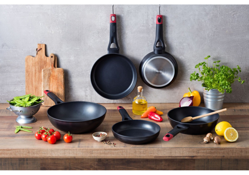 Poêle Optima - 26 cm en aluminium avec revêtement anti-adhésif - PY 284295 - Pyrex