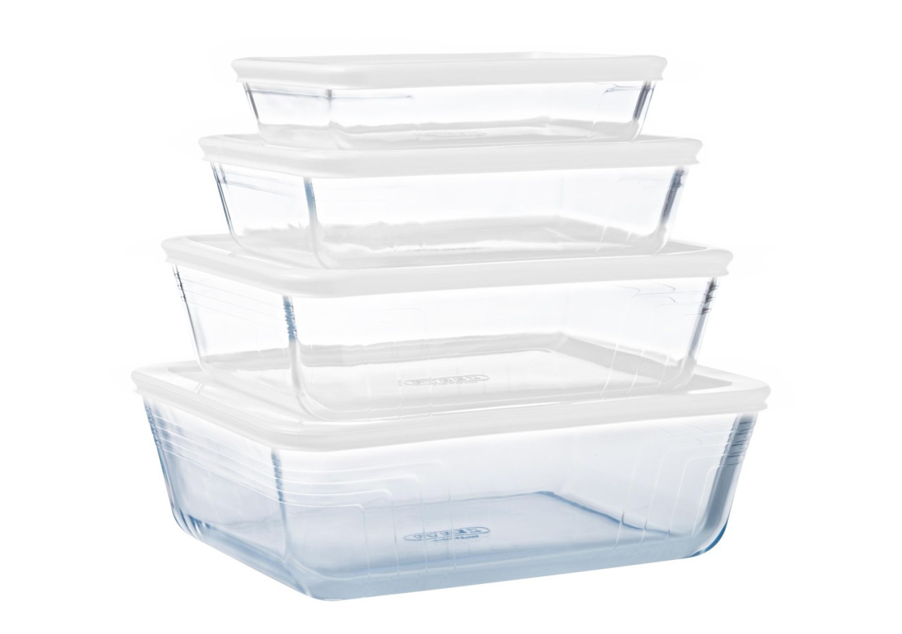 Plat Cook & Freeze - Rectangulaire 25x19 cm avec couvercle - PY 000728 - Pyrex