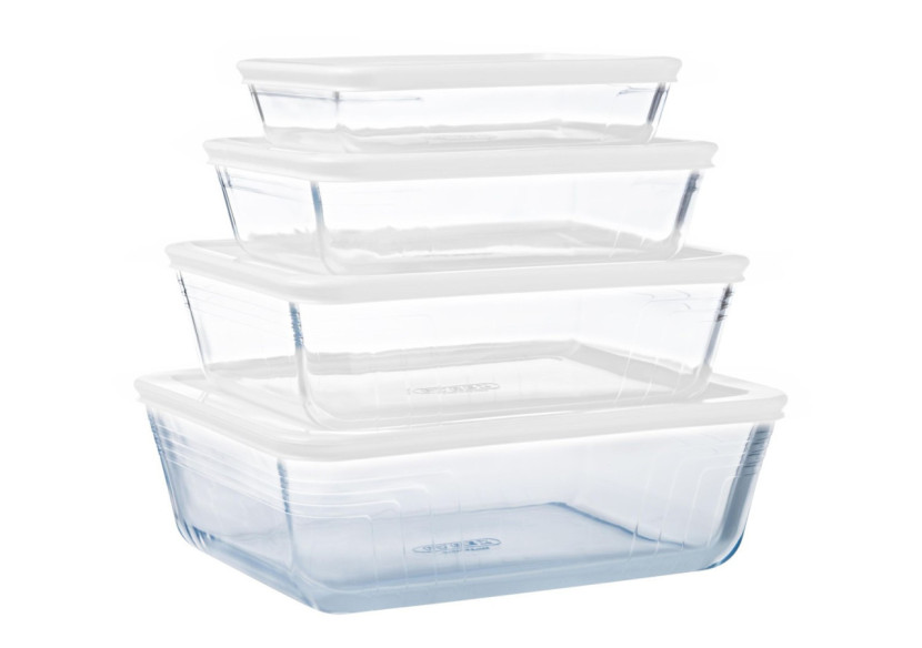 Plat Cook & Freeze - Rectangulaire 25x19 cm avec couvercle - PY 000728 - Pyrex