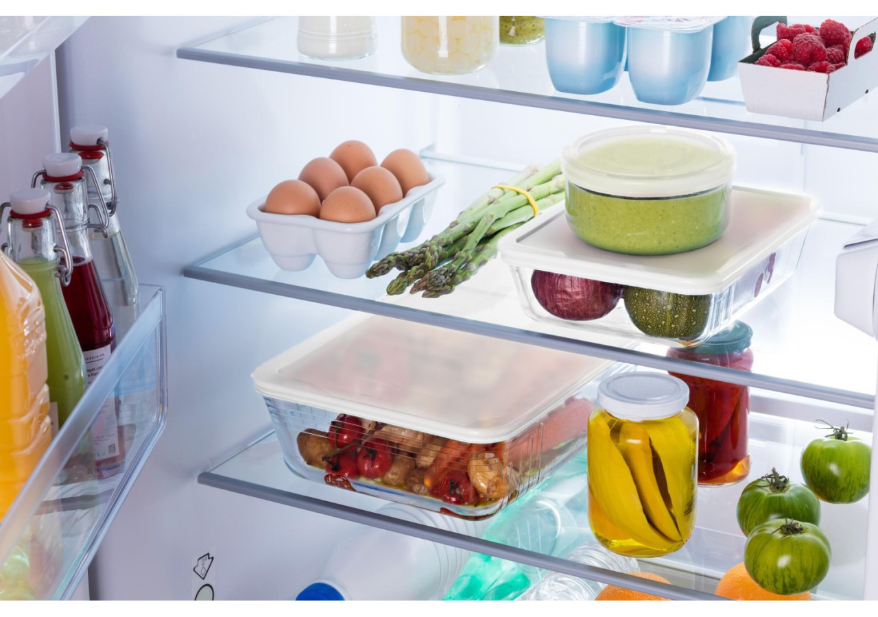 Plat Cook & Freeze - Rectangulaire 25x19 cm avec couvercle - PY 000728 - Pyrex