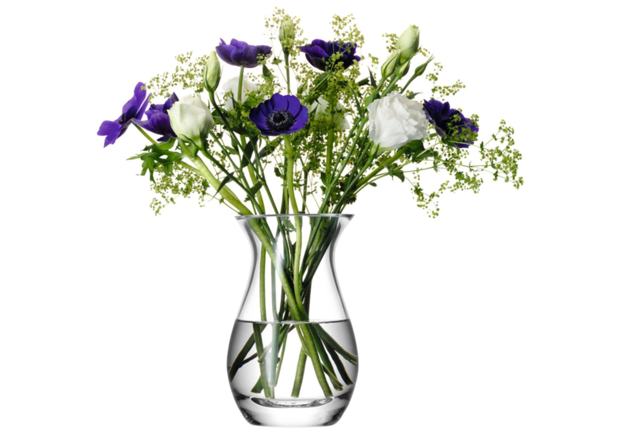 Vase en verre L.S.A. Flower - Design élégant de 17,5 cm - LS 475948 - L.S.A.