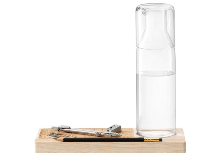 Set d'organisation de bureau L.S.A. - Plateau et carafe pratiques de 28 cm - LS 576386 - L.S.A. 2