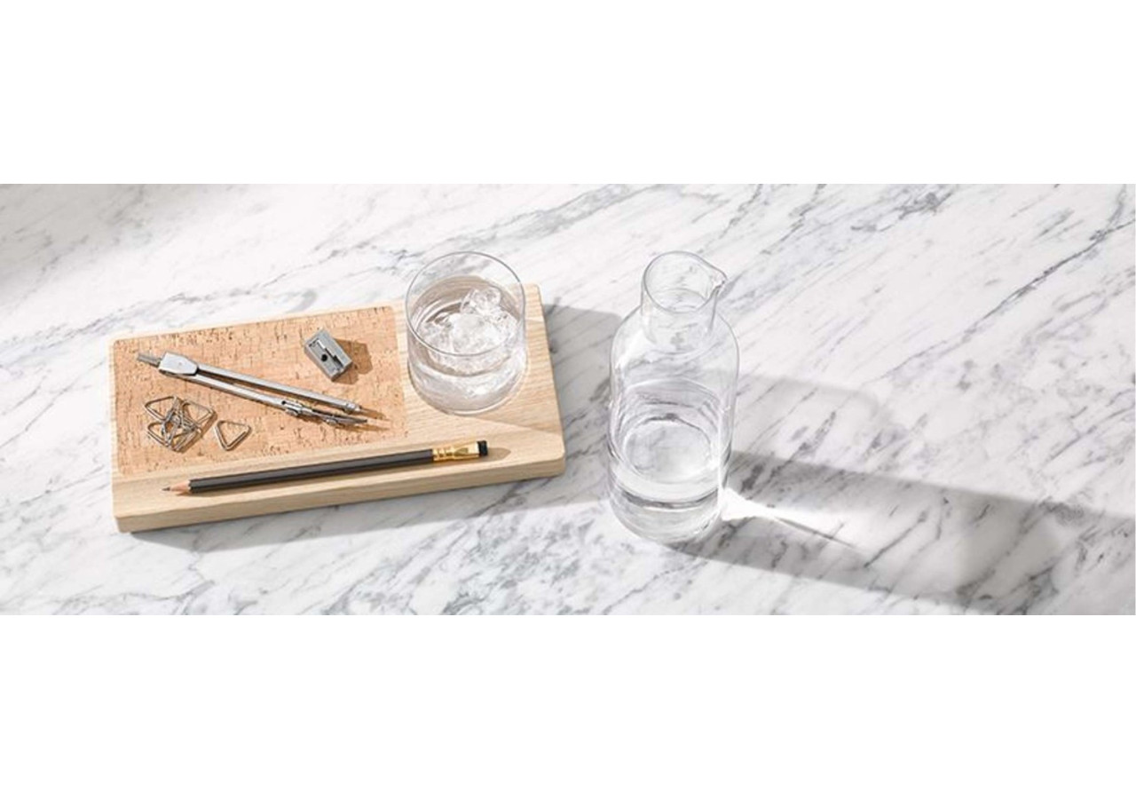 Set d'organisation de bureau L.S.A. - Plateau et carafe pratiques de 28 cm - LS 576386 - L.S.A.