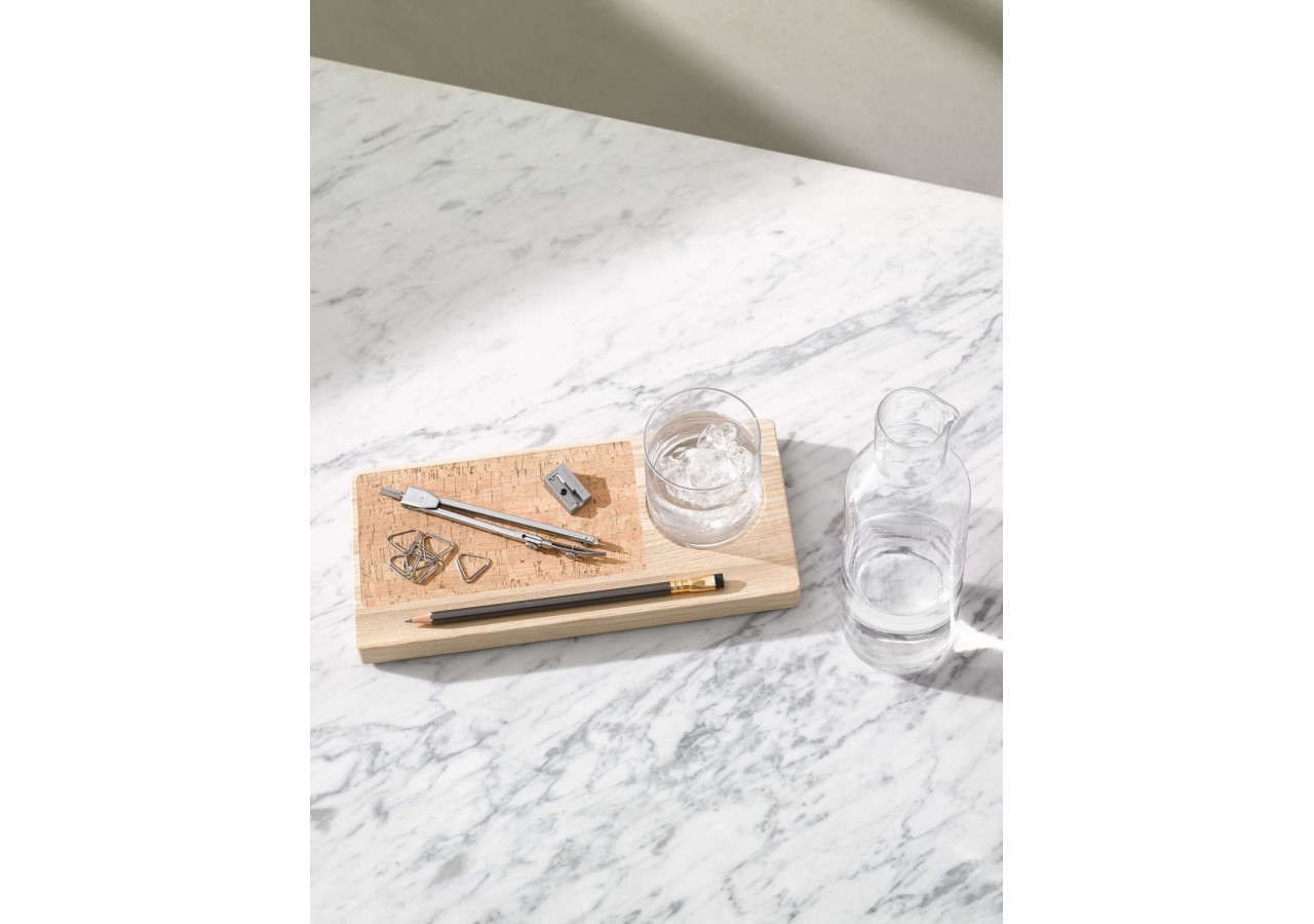 Set d'organisation de bureau L.S.A. - Plateau et carafe pratiques de 28 cm - LS 576386 - L.S.A.