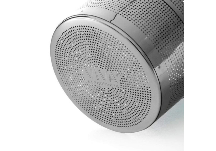 Infuseur à thé pliable - Acier inoxydable et silicone, 9.8x9.8x3 cm - VI 725335 - Viva 2