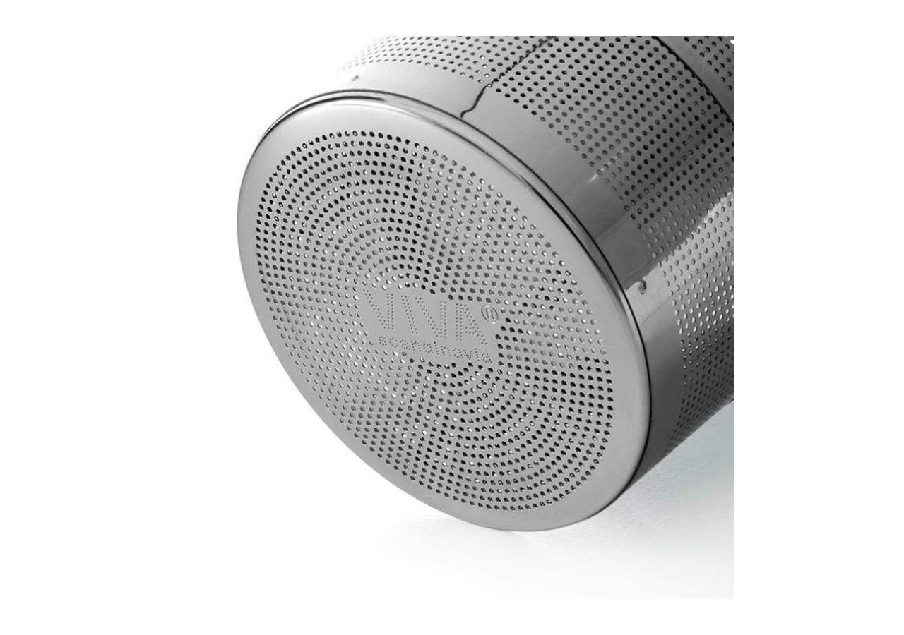 Infuseur à thé pliable - Acier inoxydable et silicone, 9.8x9.8x3 cm - VI 725335 - Viva