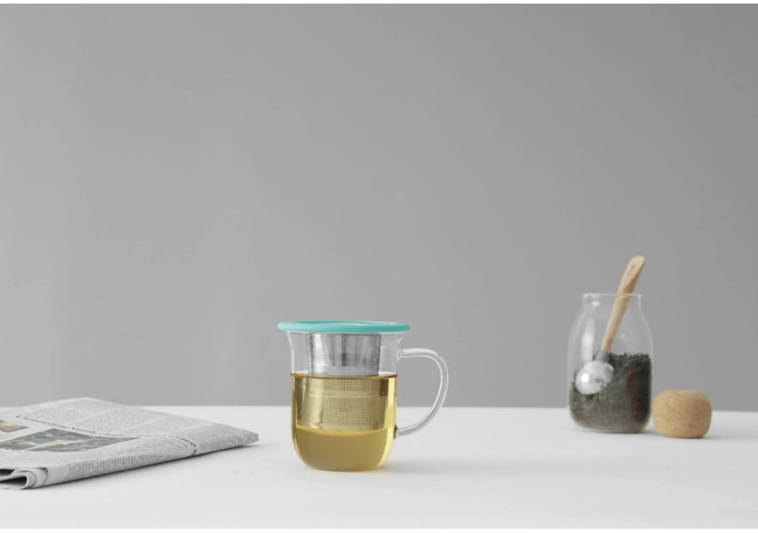 Infuseur à thé pliable - Acier inoxydable et silicone, 9.8x9.8x3 cm - VI 725335 - Viva Infuseur à thé pliable - Acier inoxydable et silicone, 9.8x9.8x3 cm - VI 725335 - Viva