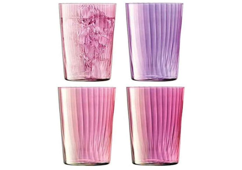Set de 4 Verres Tumbler Gems - 560 ml, assortis - LS 568602 - L.S.A. Set de 4 Verres Tumbler Gems - 560 ml, assortis - LS 568602 - L.S.A.