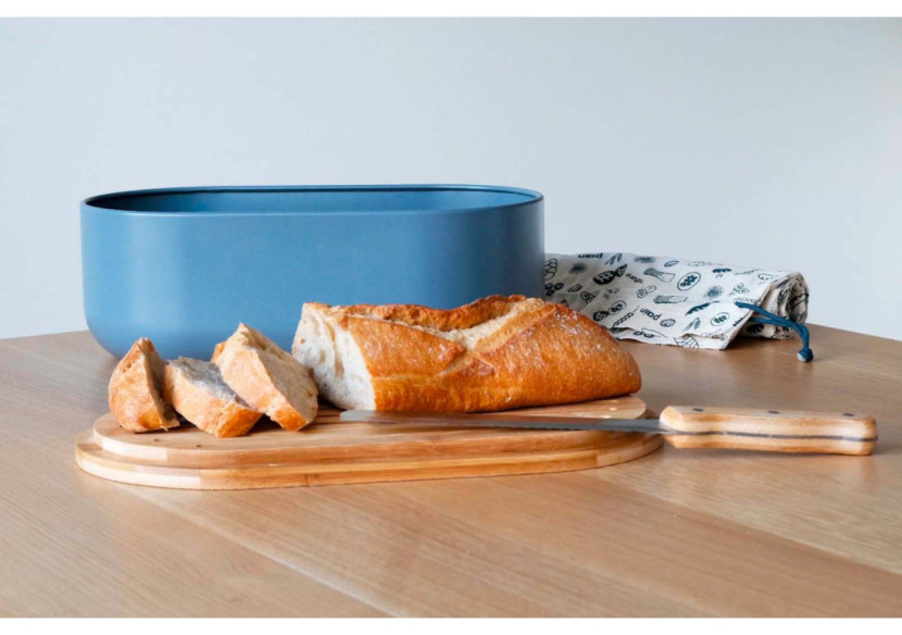 Boîte à pain 4 en 1 - Métal et bambo, design pratique - PE 815299 - Pebbly Boîte à pain 4 en 1 - Métal et bambo, design pratique - PE 815299 - Pebbly