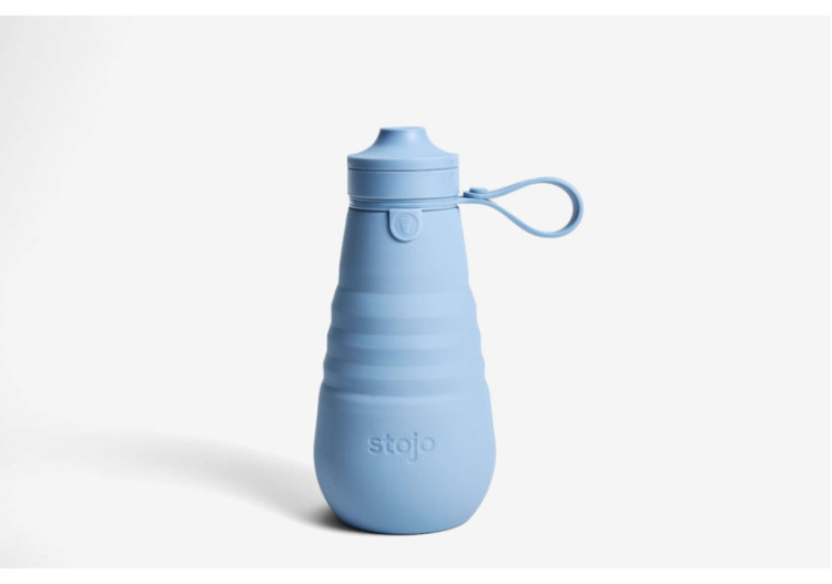 Bouteille de Sport Stojo - 590 ml en Acier Inoxydable et Pliable - ST 130172 - Stojo