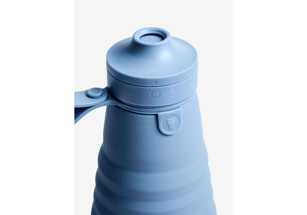 Bouteille de Sport Stojo - 590 ml en Acier Inoxydable et Pliable - ST 130172 - Stojo
