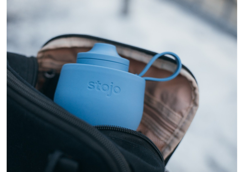 Bouteille de Sport Stojo - 590 ml en Acier Inoxydable et Pliable - ST 130172 - Stojo