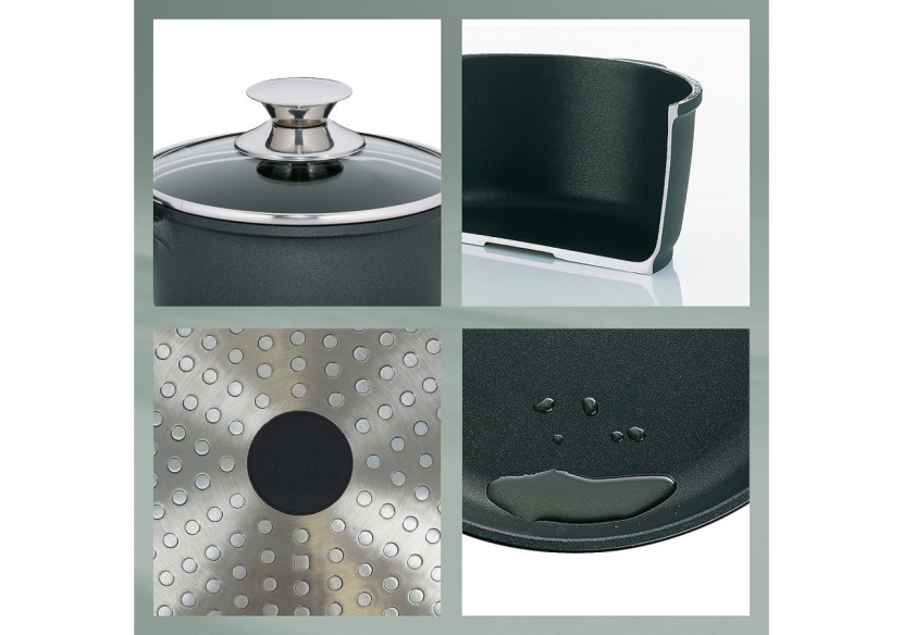 Casserole Kerros avec Couvercle - 3,2 Litres en Aluminium - KE 115523 - Kela Keuken Casserole Kerros avec Couvercle - 3,2 Litres en Aluminium - KE 115523 - Kela Keuken