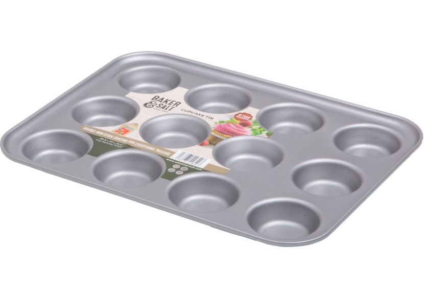 Moule à Cupcakes Non-Stick - 12 Compartiments en Aluminium - WH 558207 - Wham