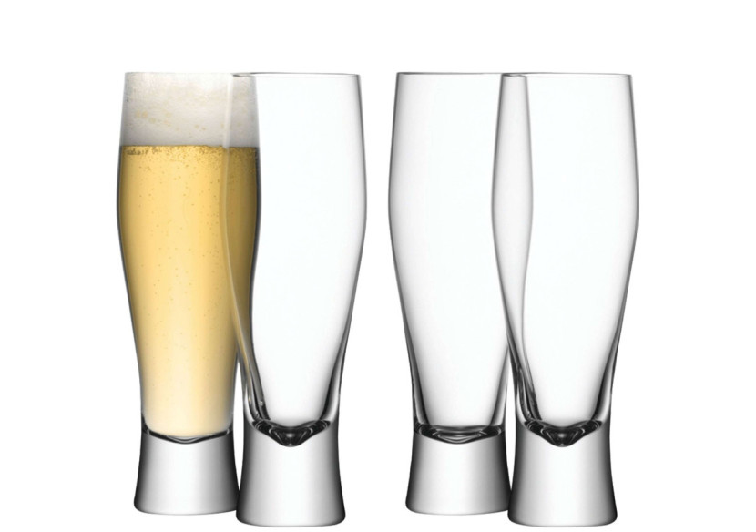 Set de 4 Verres à Bière L.S.A. - 400 ml, Élégants et Durables - LS 467127 - L.S.A.