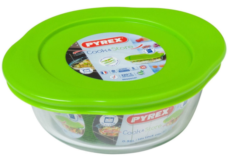 Plat Rond Cook & Store - 0,35 litre en verre borosilicate - PY 020053 - Pyrex 2