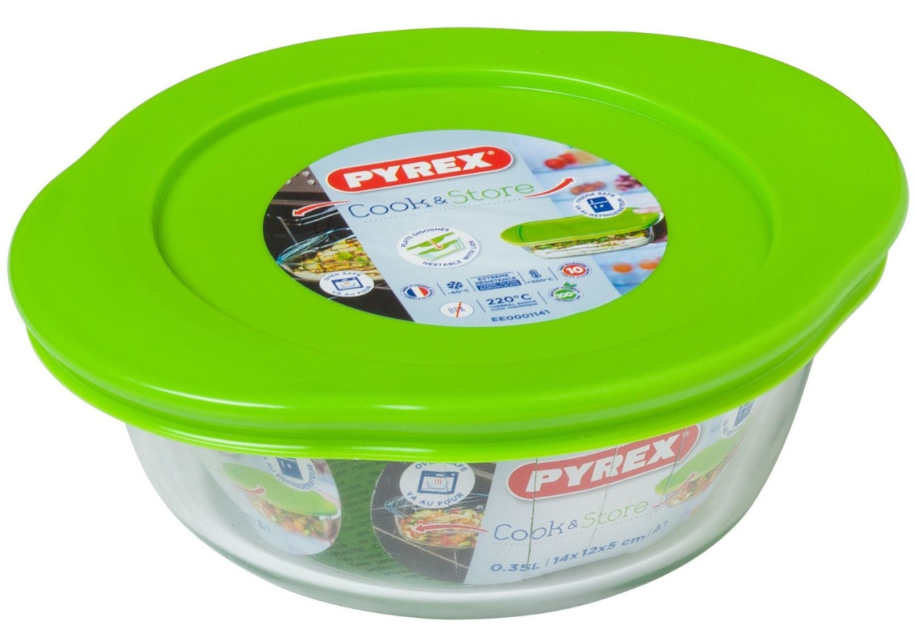 Plat Rond Cook & Store - 0,35 litre en verre borosilicate - PY 020053 - Pyrex