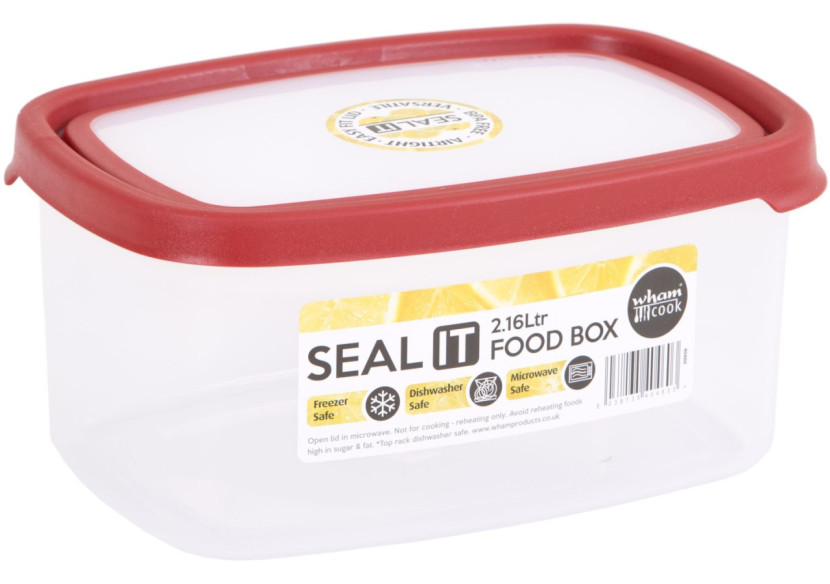 Boîte de Rangement Seal It 2,1 L - Solution Pratique et Écologique - WH 404603 - Wham