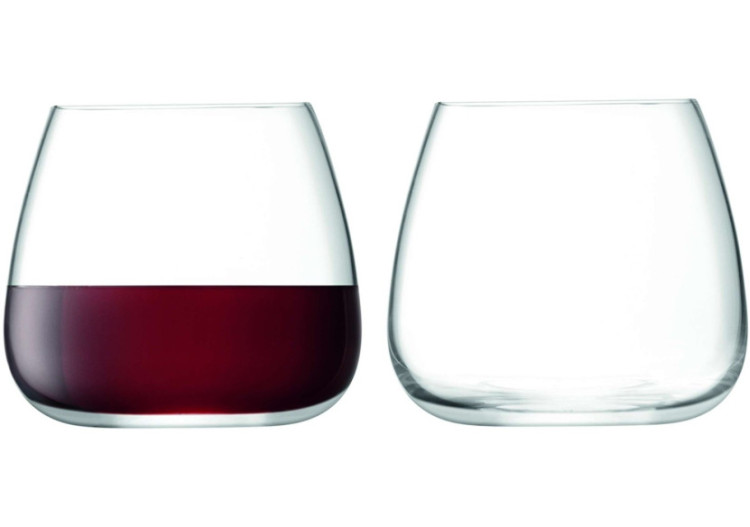 Verres à Vin Wine Culture - Ensemble de 2 en Verre Soufflé 385 ml - LS 548765 - L.S.A.