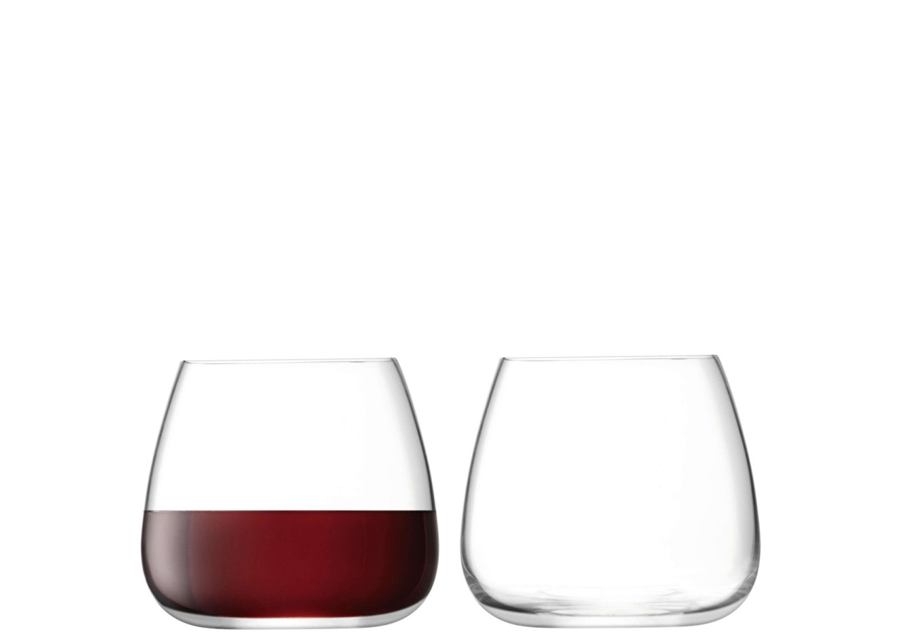 Verres à Vin Wine Culture - Ensemble de 2 en Verre Soufflé 385 ml - LS 548765 - L.S.A.