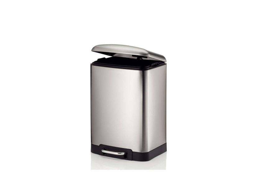 Poubelle Davino avec Pédale - 12 L en Acier Inoxydable Mat - KE 109027 - Kela Badkamer Poubelle Davino avec Pédale - 12 L en Acier Inoxydable Mat - KE 109027 - Kela Badkamer