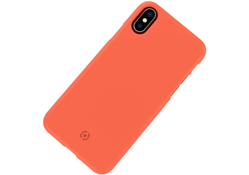 Coque Shock pour iPhone X/Xs - Protection Élégante en Orange - CE 749707 - Celly