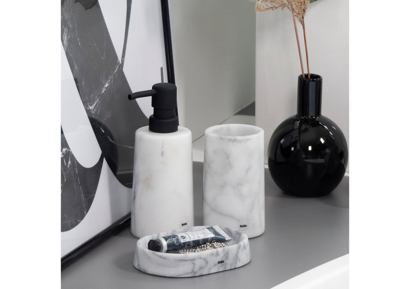 Distributeur de Savon Varda - Marbre Élégant 250 ml - KE 200274 - Kela Badkamer Distributeur de Savon Varda - Marbre Élégant 250 ml - KE 200274 - Kela Badkamer