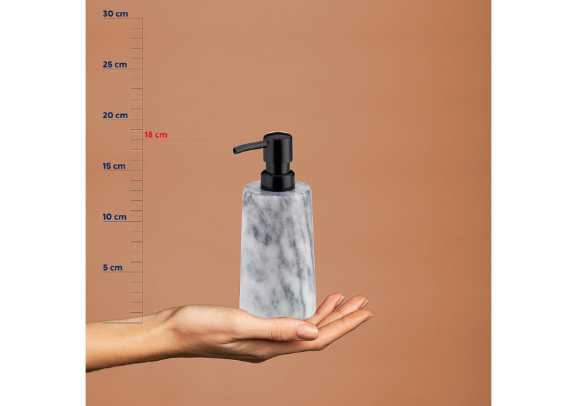 Distributeur de Savon Varda - Marbre Élégant 250 ml - KE 200274 - Kela Badkamer Distributeur de Savon Varda - Marbre Élégant 250 ml - KE 200274 - Kela Badkamer