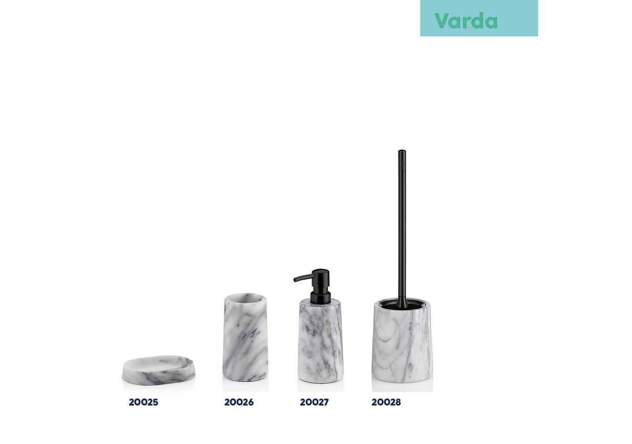 Distributeur de Savon Varda - Marbre Élégant 250 ml - KE 200274 - Kela Badkamer